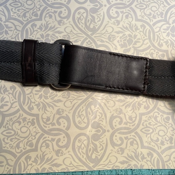❤️ Authentic Prada Gray Nylon Leather belt - Picture 6 of 14